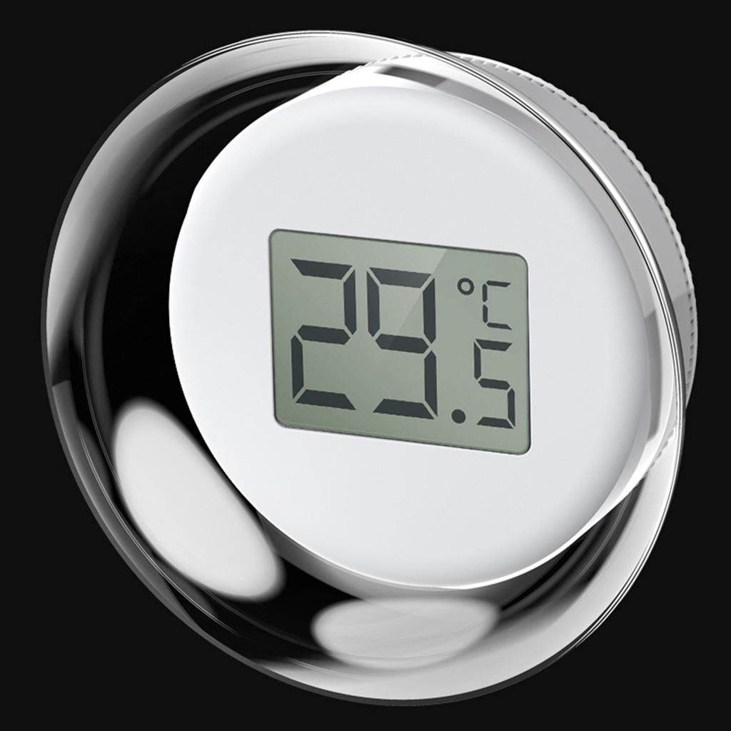 Balık Tankı Akvaryumu için LCD Ekranlı Su Termometresi Islak ve Kuru Çift Kullanım