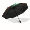Golden Clown Art Print: Vintage Circus DecorUmbrella, Portable 3-Fold Compact Umbrella,Christmas Gift ES391