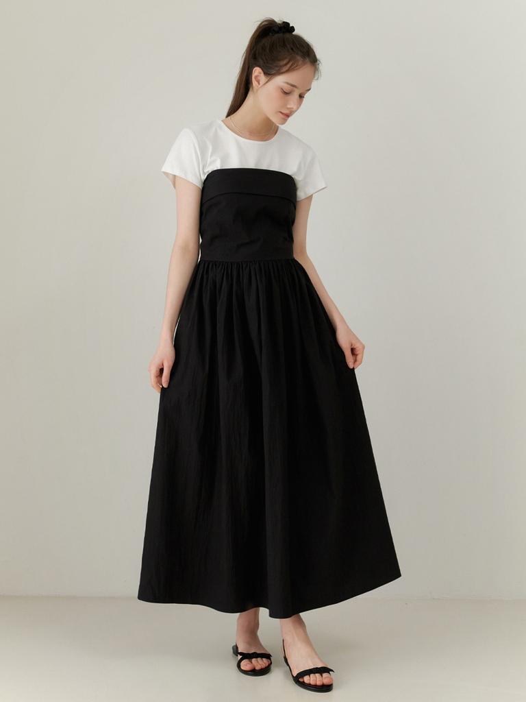 Liel Doing Bustier Dress_2Way (Black)