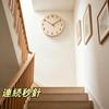 Nbdeal Wall 30cm Continuous Second Wooden Wooden Clock, Radio-Controlled, Silent, Analog, Diameter, Hand, Dial, Hands, M-321