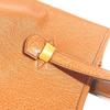 HERMES gallop Shoulder Bag, Vertical, Shoulder Bag Tote Bag Leather Gold Brown