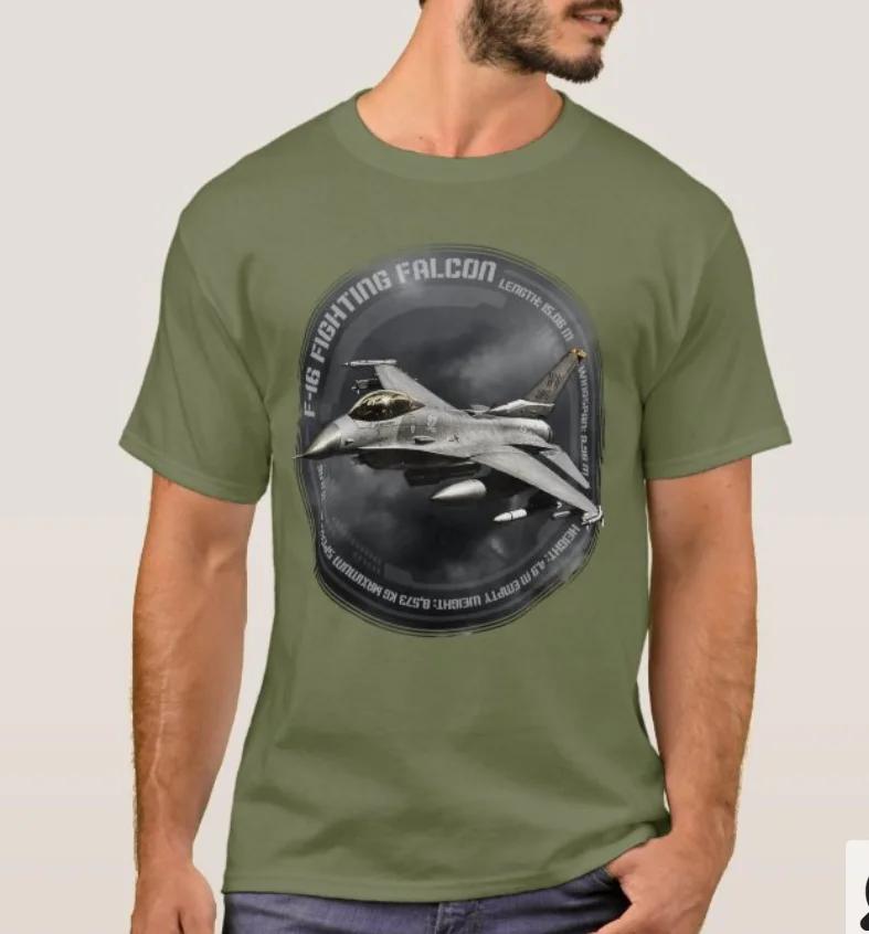 F16 Fighting Falcon Multirole Fighter Aircraft TShirt Summer Cotton Short Sleeve ONeck Mens T Shirt New S3XL
