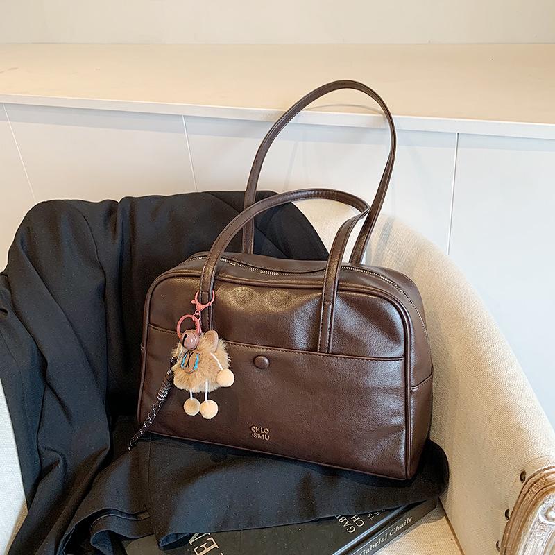 Retro bag women's large capacity 2025 new autumn and winter versatile casual shoulder underarm bag work commuter pillow bag