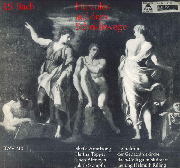 

LP Record HELMUTH RILLING BACH COLLEGIUM STU J S Bach Hercules Auf Dem Scheidewe BM30SL1356 BARENREITERMUS 1967 Germany Classical Used