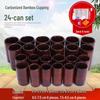 Bamboo Cupping Set: Carbonized Bamboo Charcoal Fire Cupping Jars & Tubes for Household Use