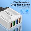 Multi-Standard 4-Port USB Charger: 3A Mobile & Tablet Travel Adapter