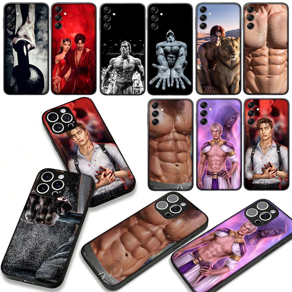 Romance Club sexy Muscle Man Himbo Cover Phone Case for Apple iPhone 17 16 15 11 Pro XS Max XR 6 7 8 Plus + SE 2020 5 16E