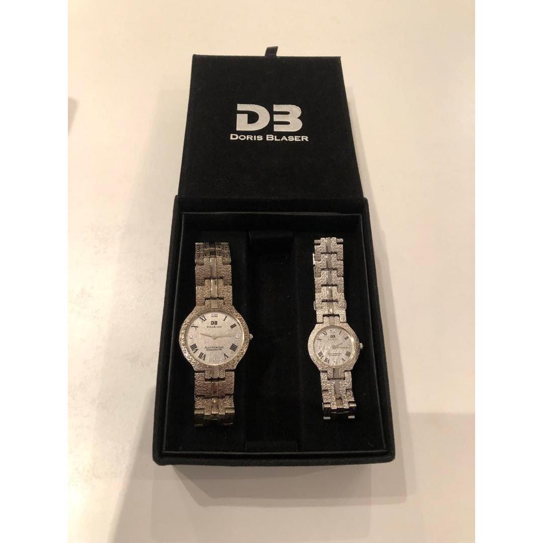 Used Doris Blaser pair watch PLATIUM1000