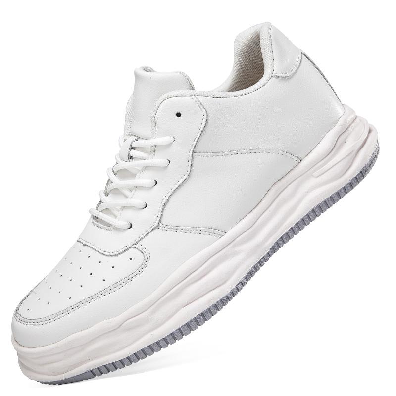 

Новые мужские повседневные туфли для увеличения роста стелька 8 см из натуральной кожи высокие мужские кроссовки для отдыха модные спортивные кроссовки для отдыха и прогулок высокие кроссовки 38 белый