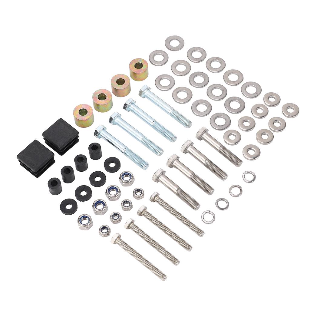Suntop Hardware Kit 75465G01 Shade Top Metal Strut Screw Bushings Repair Kit Replacement for E‑Z‑GO 54 Inch Suntop Golf