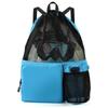 Lightweight Portable Mesh Drawstring Bag: Durable, Large-Capacity for Sports, Travel, and Fitness.