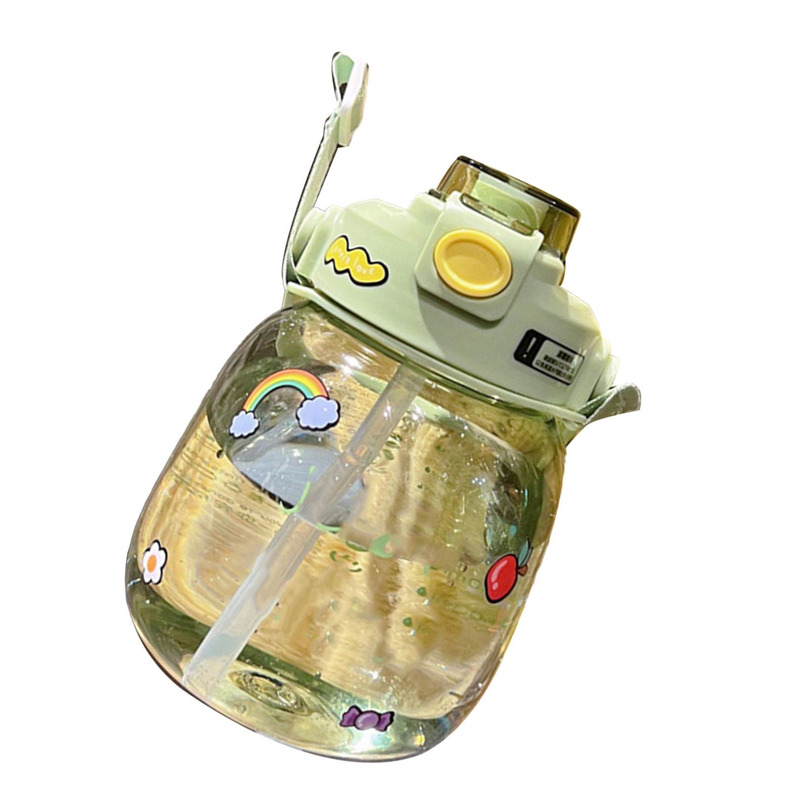 

Бутылка для воды с большим животом, для улицы, с двойным питьем, 1300 мл, большой емкости, для улицы