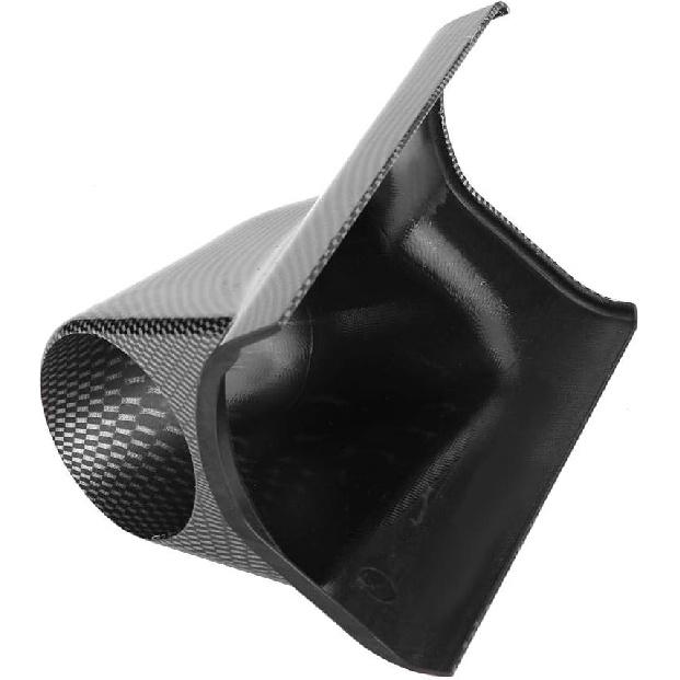 Aramox Universal Carbon Fiber Gauge Holder Bracket, Racing Meter Pod for Single Hole Installation