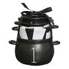 Mini Black Cauldron Halloween Witch Cauldron Pot Bucket Multi-purpose Small Candy Bowl