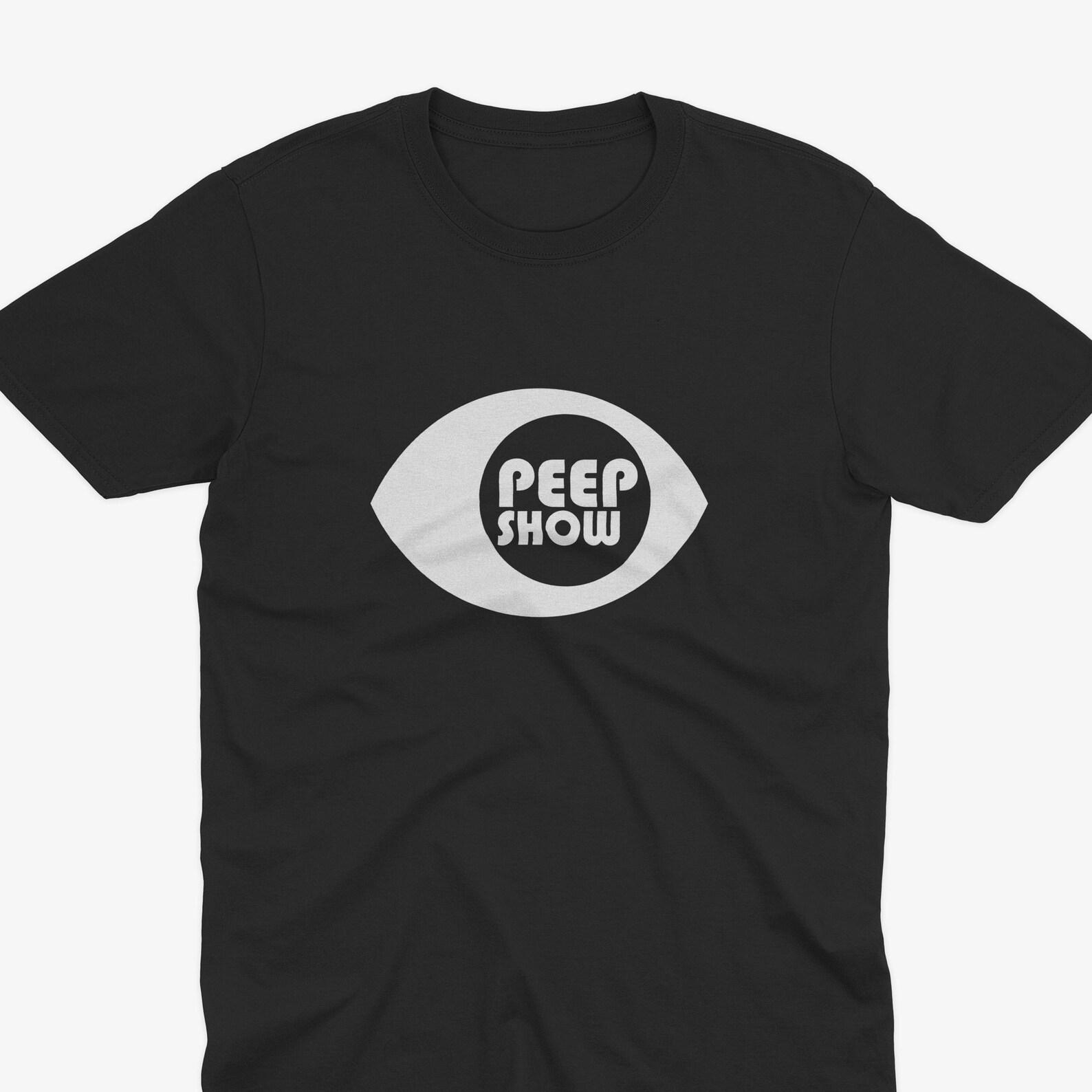 Peep Show Logo T-Shirt - Peep Show Shirt, Peep Show T-Shirt, Mark Corrigan, Peep Show Gift, Peep Show Fan 2XL