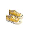 Muffin-Plateau weiße Schuhe Damen 2025 neue Mode vielseitig kleine Höhenerhöhung lässige Sport-Canvas-Schuhe