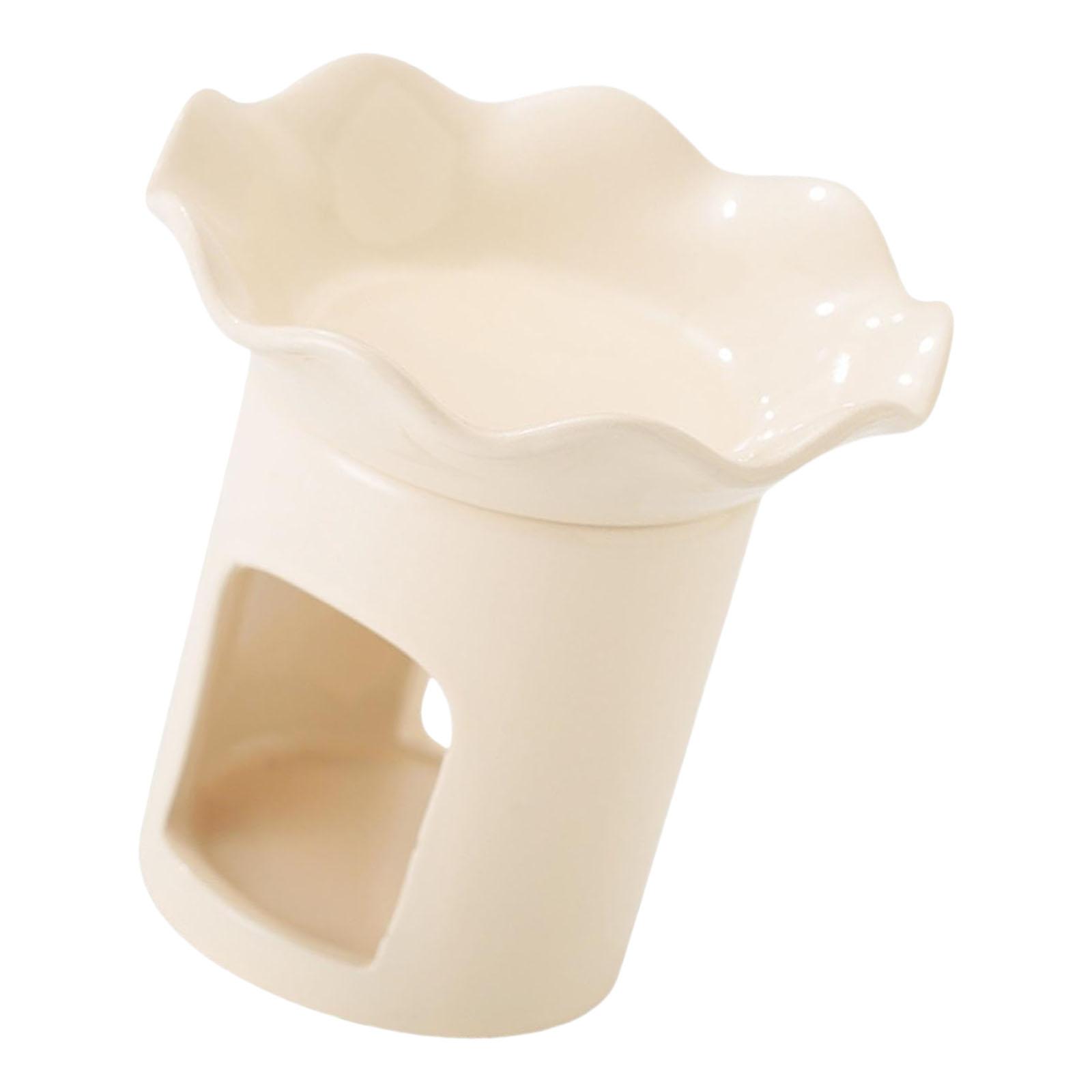 

Керамические аромалампы с цветочным дизайном, подсвечник для чайной свечи для романтического домашнего декора и диффузии ароматов