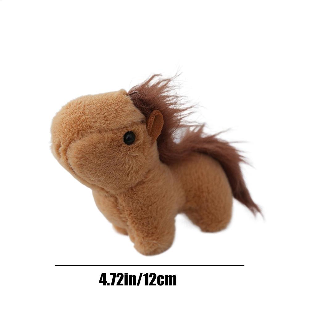 Horse Plush Keychain Toy Stuffed Animal Horse Plush Keychain Toy Stuffed Animal Horse Plush Key Chain for Backpack Tote Bag