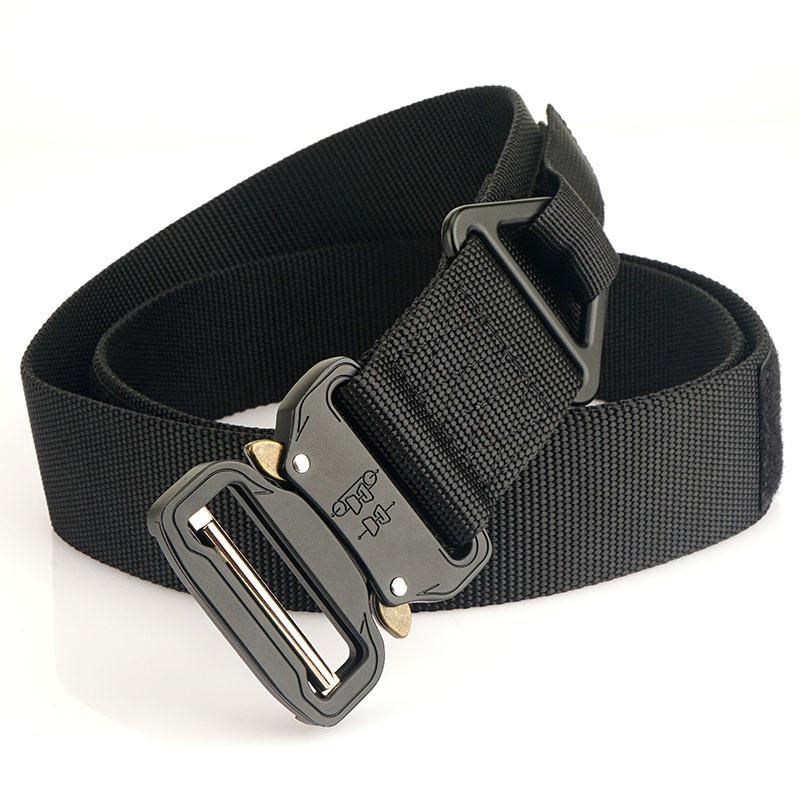

4.5Cm Cobra series, Velcro outdoor tactical belt, multi-functional nylon military training belt military fan model