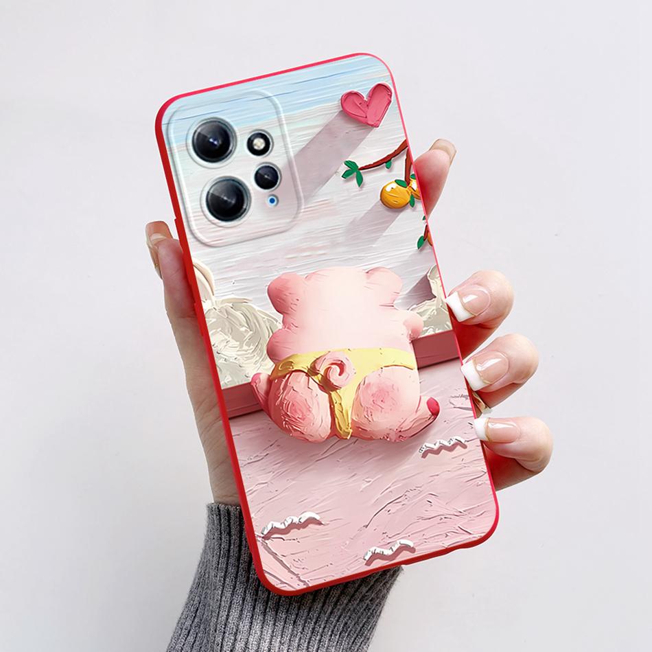 For Xiaomi Redmi Note 12 4G Case Astronaut Painted Cute Bumper Silicone Soft Funda For Xiaomi Redmi Note 12 5G Global Phone Case