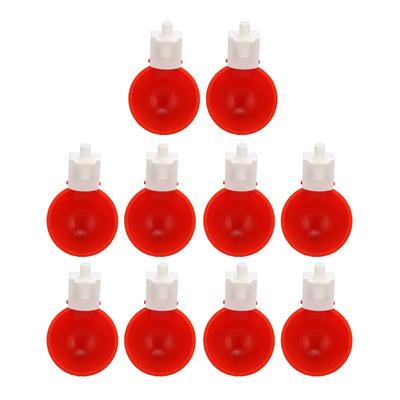10pcs Chicken Waterers Small Automatic Poultry Watering Feeder Cups for Chickens Ducks Geese