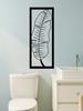 1pc Exquisite Metal Iron Leaf Wall Art, Rustproof Waterproof Home Decor for Living Room Bedroom