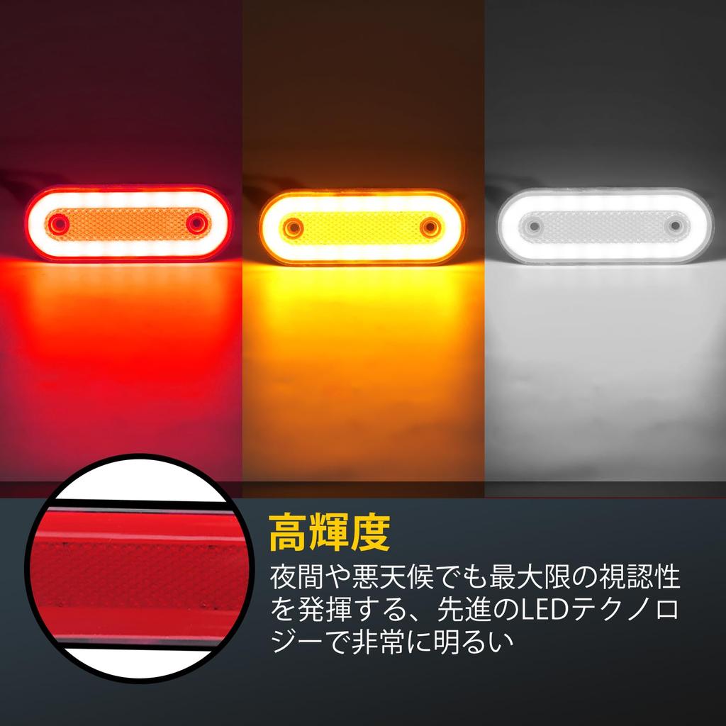 Xuzimaoyi Side Marker Lamp LED Marker Lamp Truck LED Car Width Light Trailer Shoulder