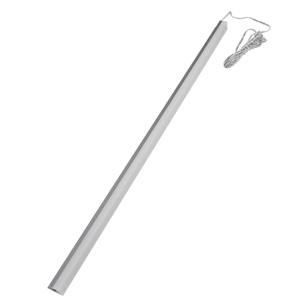 LED Under Cabinet Lamp Long Strip 18mm Wood Laminate Light for Bookcase Closet Warm Light DC12V