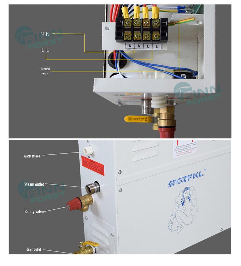 Commercial Electric Steam Generator for Sauna Rooms - Fully Automatic Household Steam Machine