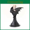 Halloween Bat Candle Holder Gothic Resin Art Home Decor Perfect For Spooky Decorations