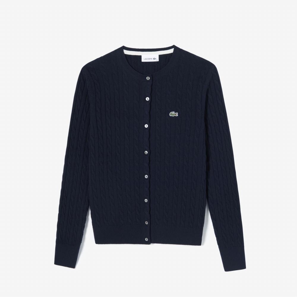 

Женский кардиган с круглым вырезом LACOSTE AF090E53N HDE