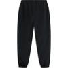 Li Ning My Name Spliced Mid-Waist Drawstring Comfortable Breathable Cuffed Knitted Sports Pants Unisex pants Black AYKU945-3