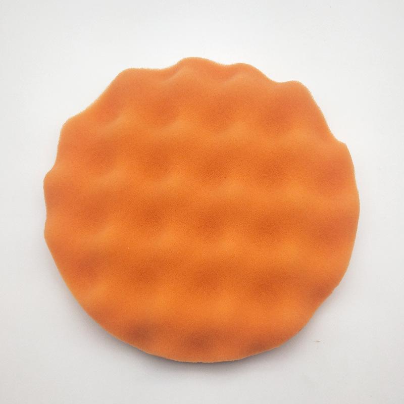 4-Inch, 5-Inch, 6-Inch, 7-Inch Flat & Wave Polishing and Waxing Sponge Wheel, 100mm Diameter