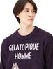 Gelato Pique HOMME Baby Moko Sleep Cat Pullover PMNT235982 PPL L Men's