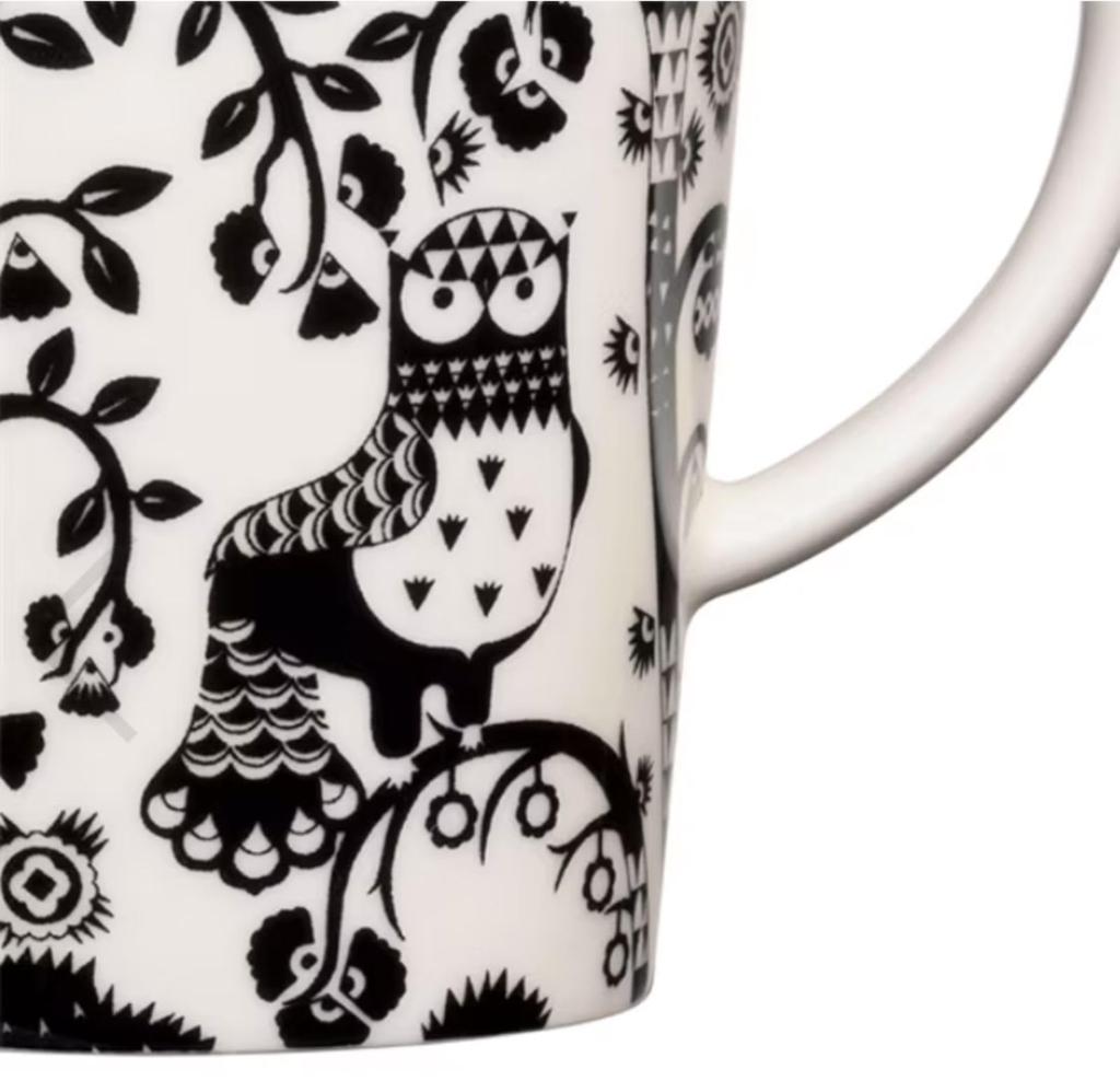 Iittala Taika Mug, 400ml, Black, 1012500 (Officially Imported)