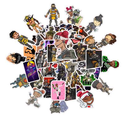 50Pcs Game Apex Legends Stickers Luggage Laptop Guitar DIY Photo Albums Fridge Surfboard Skateboard Bicycle Sticker Gift