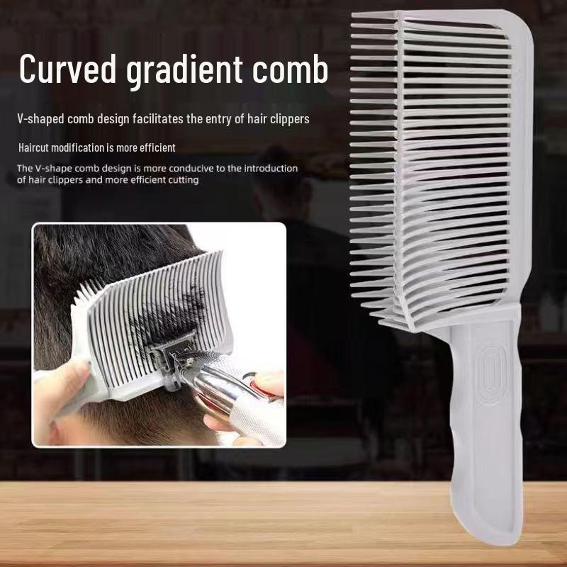 Men's Haircut Positioning Clip & Leveling Comb Set