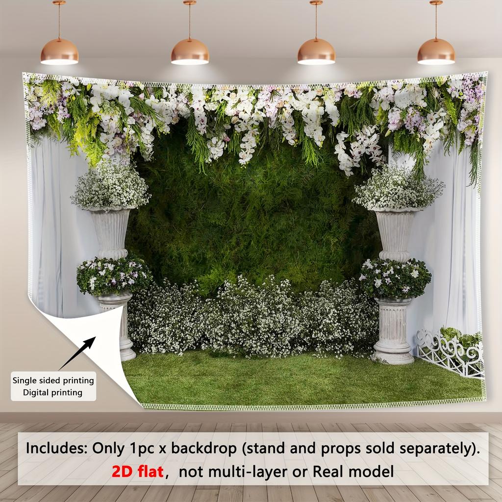 Wedding Flower Decoration Background White Curtain Photography Backdrop Decorations For Photo Studio Photo Booth Wedding Christams Party