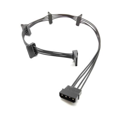Server PC 4 pini IDE Molex 1 la 5 SATA 15 pini Splitter Cablu Alimentare HDD SSD Cablu 18AWG