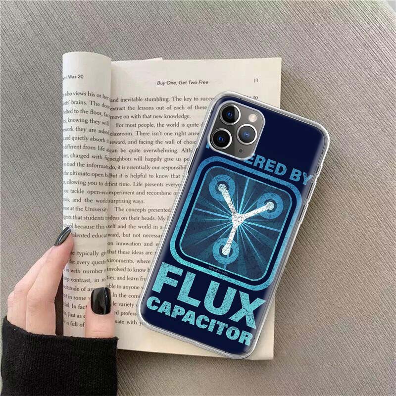 Back To The Future License Phone For Apple Iphone 12 13 Mini 15 Pro Max 11 Pro 14 Plus 16 Pro Max 16E Case Shell Cover Clear TP