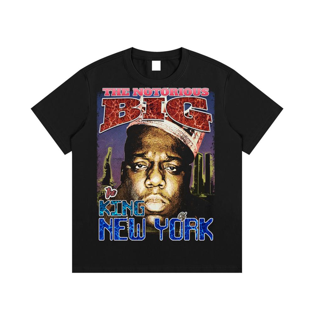

NOTORIOUS BIG TShirt Biggie Old School Hip Hop Rap Legend Ring Spun Cotton Tee Unisex T-Shirt 5XL