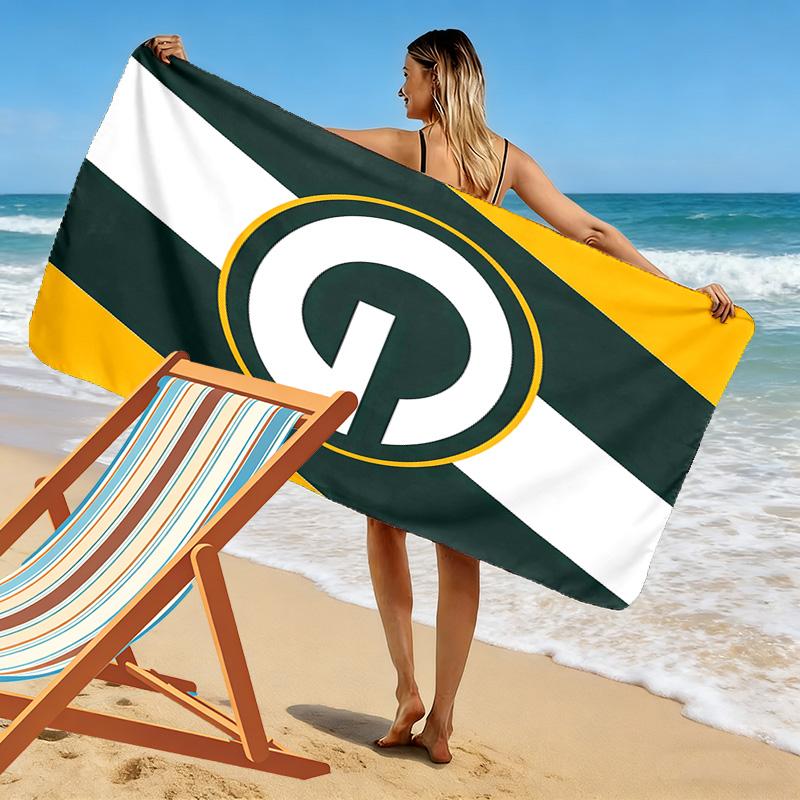 Telo Mare Stampa Green Bay Packers, Grande Morbido Asciugatura Rapida per Spiaggia Campeggio Nuoto