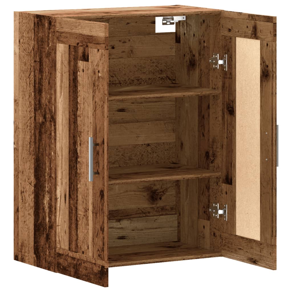 vidaXL Wall Cabinet with Vintage Wood Look 69.5 x 34 x 90 cm Wood Based Material