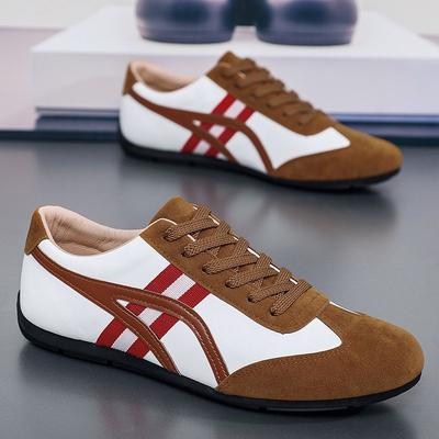 Forrest Gump skor Doudou skor låga sneakers läderyta mjuk sula fritidsskor student skor brittisk stil