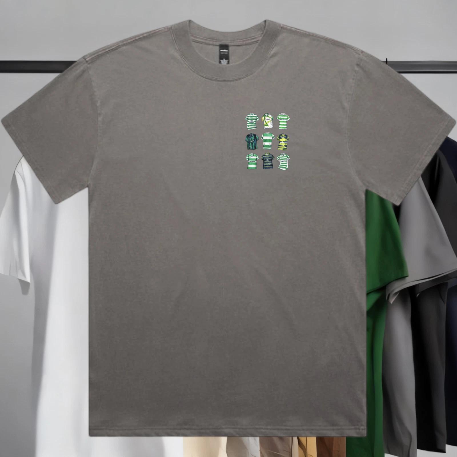 Celtic FC T-Shirt Old Shirts Style Logo Shirt XL