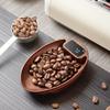1Pc Coffee Bean Electronic Scale Bean Tray Scale 0.1G High-Precision Walnut Small Solid Wood Italian Coffee Scale