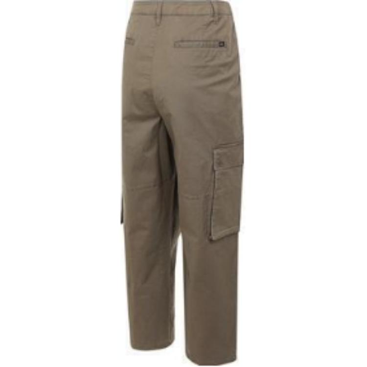 Vans Solid Color Zipper Fly Mid Waist Casual Pants Men bottoms Brown VN000KD09JC1