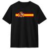 Powerful Spanish Bull with National Flag TShirt Unisexs Y2K Retro TShirts Summer ONeck Harajuku Tee Shirt Oversized Clothes