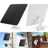 5V 6W Solar Panel Micro USB & USB-C Port Solar Panel Charger 9.8 Ft Charging Cable 360°Adjustable Mounting for Security Camera