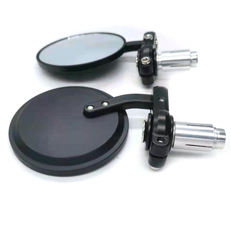 Round Folding Motorcycle Handlebar Rearview Mirror